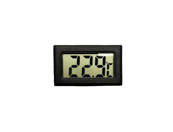 Digitales Thermometer mit Temperaturanzeige.