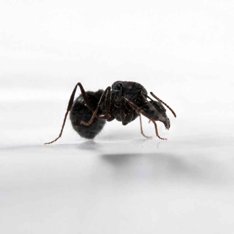 Aphaenogaster geei worker — slim build adapted for woodland foraging long-legged ant from temperate Eurasia and North America, live colony at ANTonTOP
