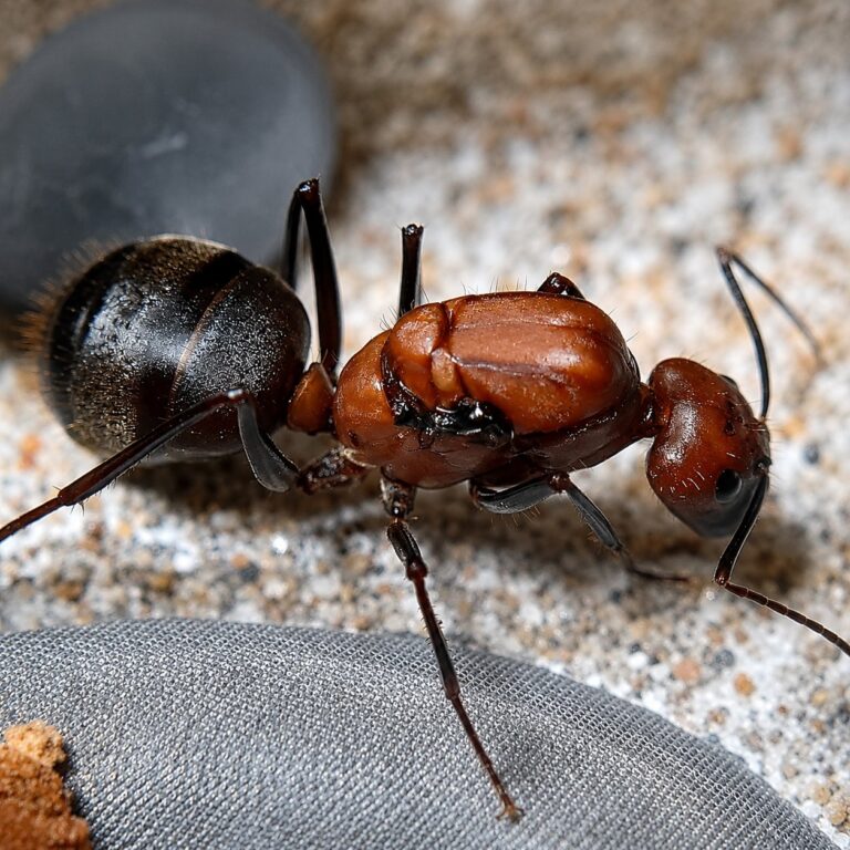 Camponotus angusticollis duża robotnica — krępy tułów i duże głowy mrówka stolarka występująca na całym świecie, żywa kolonia w ANTonTOP