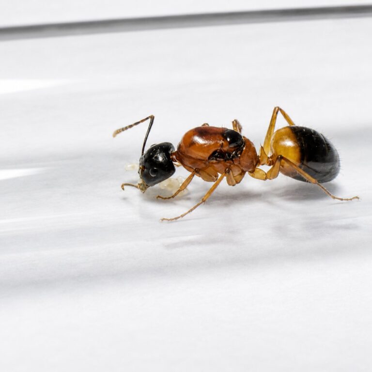 Camponotus consobrinus duża robotnica — krępy tułów i duże głowy mrówka stolarka występująca na całym świecie, żywa kolonia w ANTonTOP