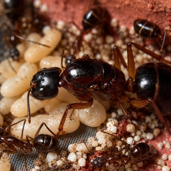 camponotusfestinusCamponotusfestinus1 Camponotus festinus duża robotnica — matowa czarna imponująca mrówka stolarka z Azji PołudniowoWschodniej, żywa kolonia w ANTonTOP