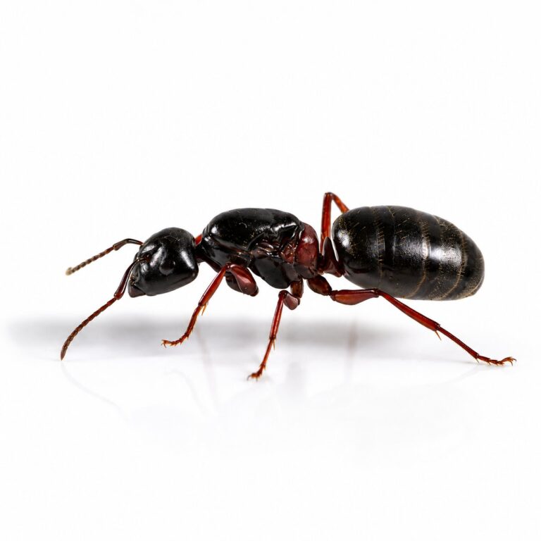 Camponotus herculeanus duża robotnica — matowa czarna mrówka stolarka herkules z holarktycznych lasów, żywa kolonia w ANTonTOP