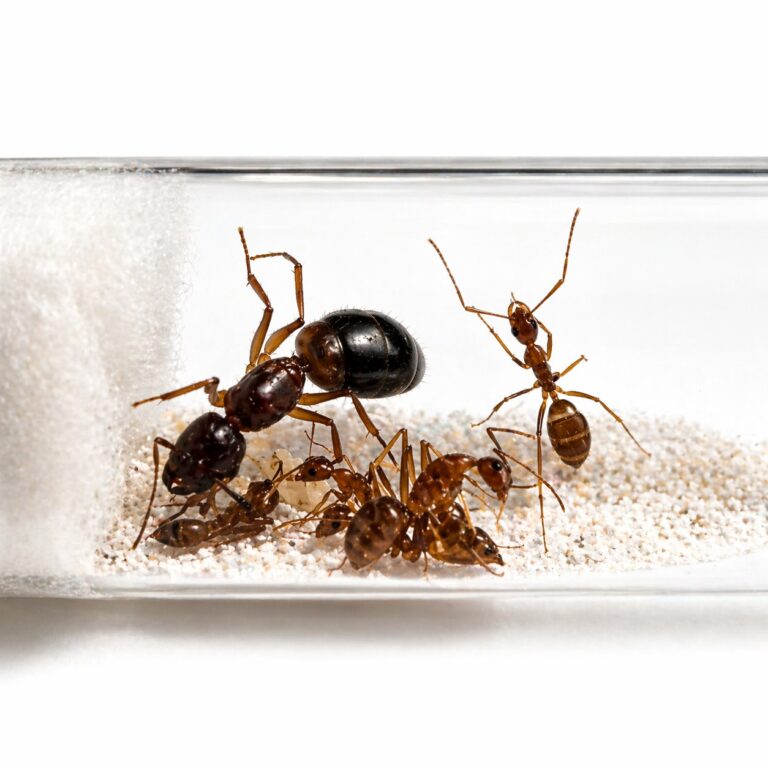 Camponotus irritans major worker — robust thorax and large heads carpenter ant found around the world, live colony at ANTonTOP