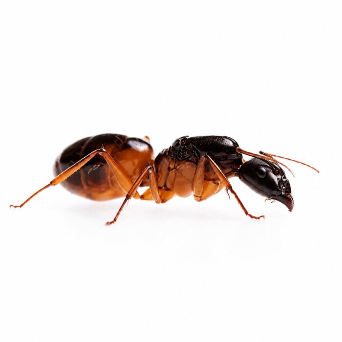 Camponotus sanctus reina con cría — colonia fundadora de hormiga carpintera distribuida por todo el mundo, hormigas vivas en venta