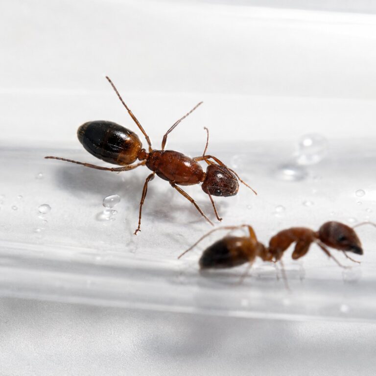 Camponotus shaqualavensis duża robotnica — krępy tułów i duże głowy mrówka stolarka występująca na całym świecie, żywa kolonia w ANTonTOP