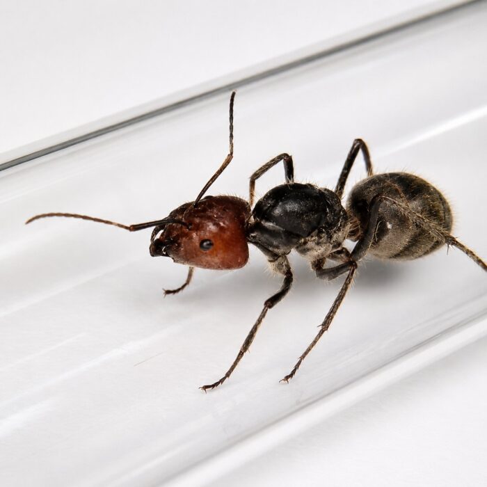 Camponotus singularis reina con cría — colonia fundadora de hormiga carpintera gigante vietnamita de Vietnam, hormigas vivas en venta