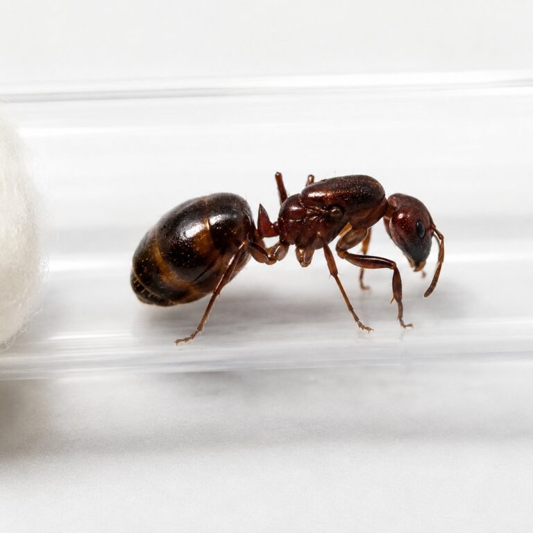 Camponotus substitutus duża robotnica — krępy tułów i duże głowy mrówka stolarka występująca na całym świecie, żywa kolonia w ANTonTOP