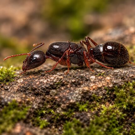 Camponotus wytsmani duża robotnica — krępy tułów i duże głowy mrówka stolarka występująca na całym świecie, żywa kolonia w ANTonTOP