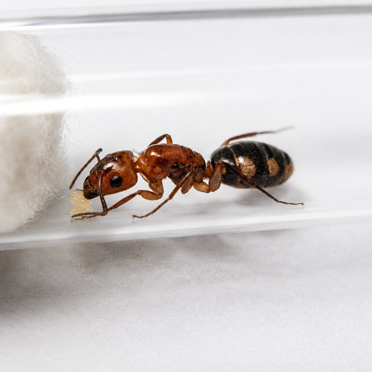 Camponotus zonatus major worker — robust thorax and large heads carpenter ant found around the world, live colony at ANTonTOP