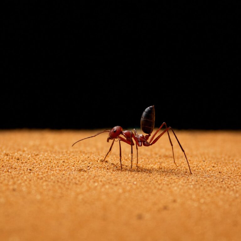Cataglyphis velox major worker — slender body and elongated legs desert ant from Sahara and Middle East, live colony at ANTonTOP