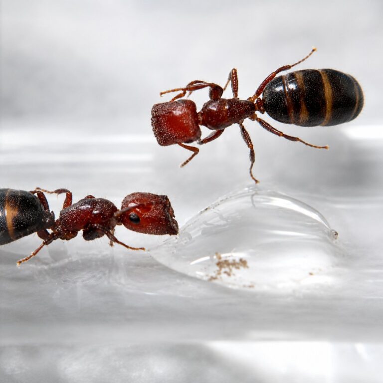 Colobopsis truncata reina con cría — colonia fundadora de hormiga cabeza-puerta pantropical, hormigas vivas en venta