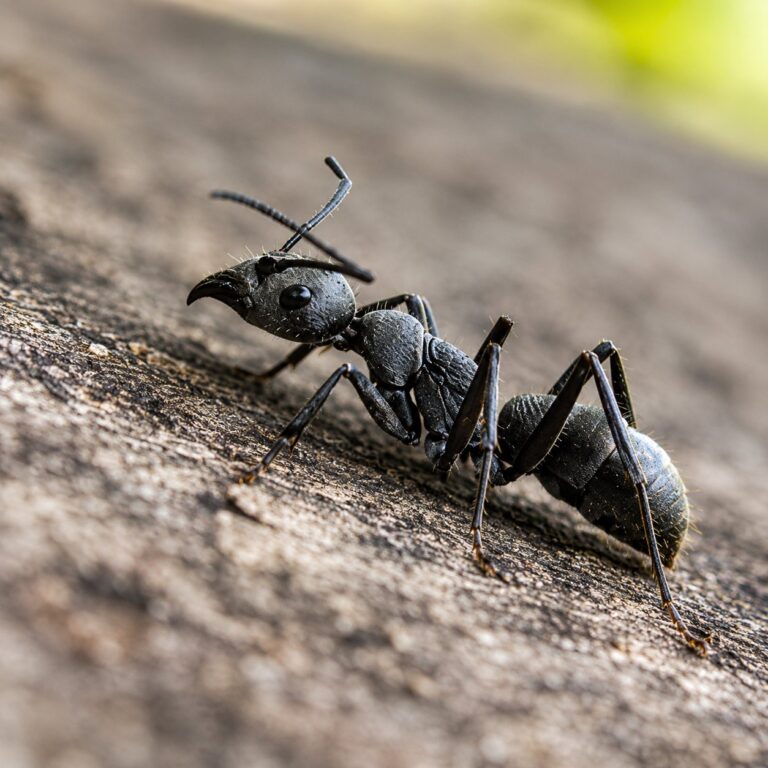 Diacamma bispinosum worker — uniform worker caste with no queen queenless ant from South and Southeast Asia, live colony at ANTonTOP