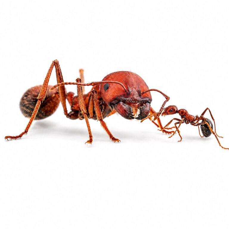 Messor cephalotes duża robotnica — matowa czarna z masywnogłowymi żołnierzami olbrzymia afrykańska mrówka żniwiarka ze wschodniej Afryki, żywa kolonia w ANTonTOP