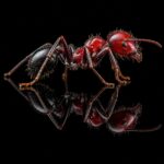Messor minor hesperius reina con cría — colonia fundadora de hormiga cosechadora del Mediterráneo y Eurasia árida, hormigas vivas en venta