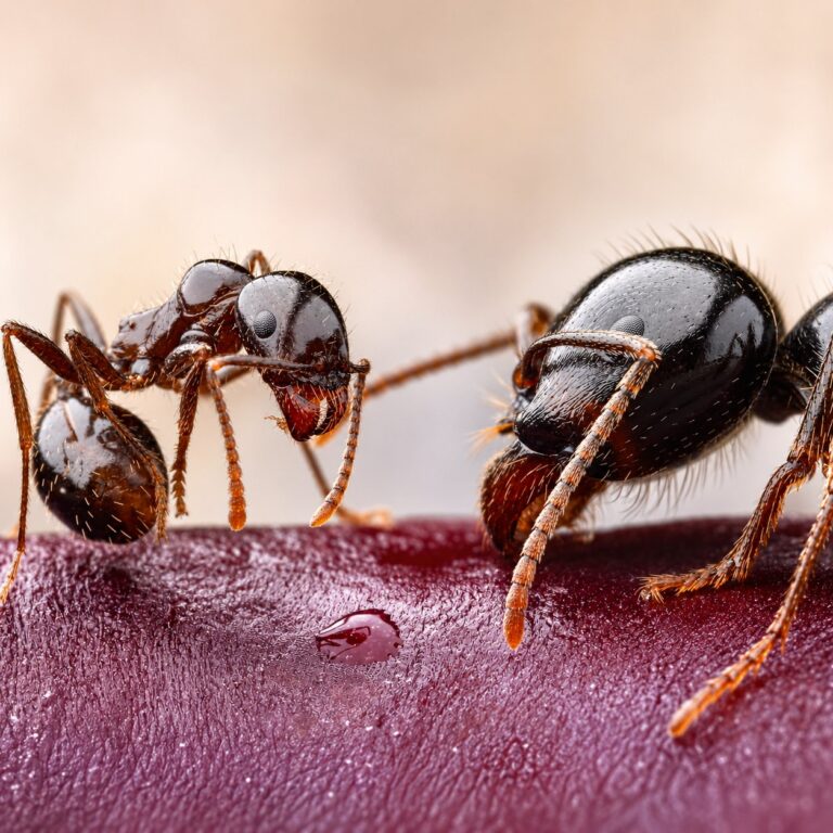 Messor muticus major worker — large mandibles for cracking grains harvester ant from Mediterranean and arid Eurasia, live colony at ANTonTOP