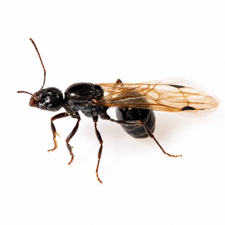 Messor wasmanni major worker — large mandibles for cracking grains harvester ant from Mediterranean and arid Eurasia, live colony at ANTonTOP