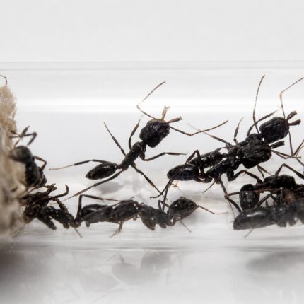 Odontomachus aciculatus worker — elongated trap-jaw mandibles held wide open trap-jaw ant native to the pantropics, live colony at ANTonTOP