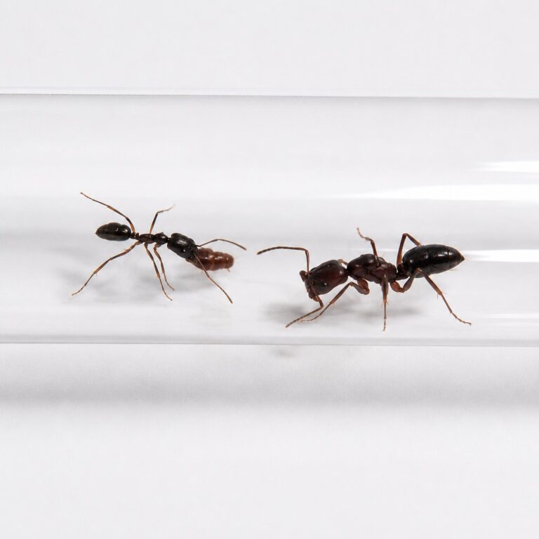 Odontomachus bauri worker — elongated trap-jaw mandibles held wide open trap-jaw ant native to the pantropics, live colony at ANTonTOP