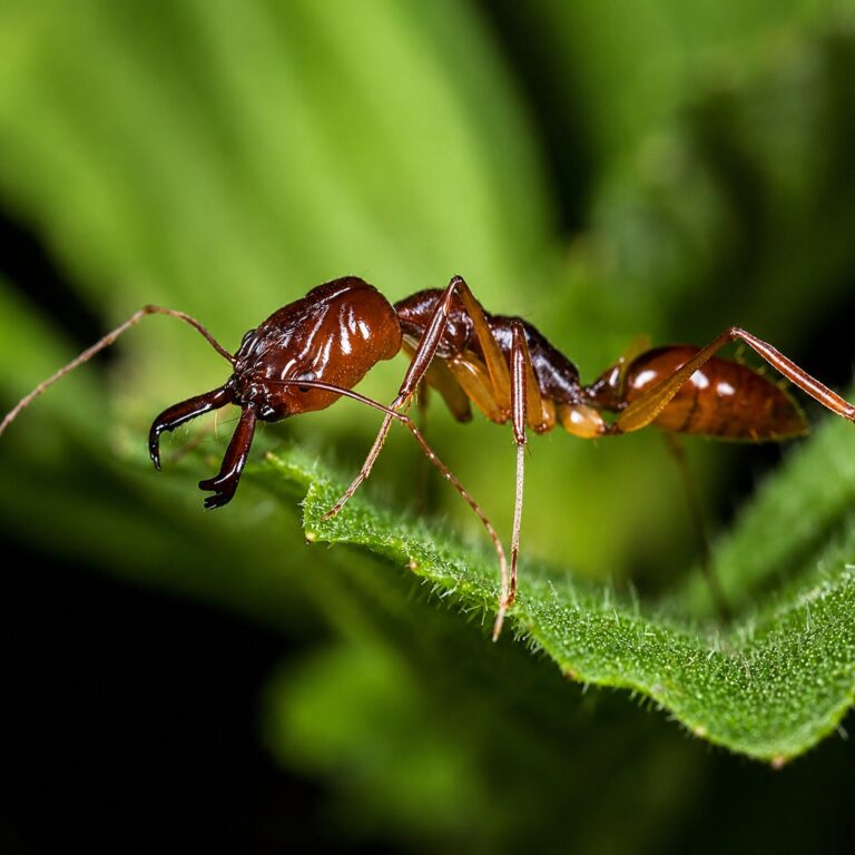Odontomachus rixosus reina con cría — colonia fundadora de hormiga trampa-mandíbula pantropical, hormigas vivas en venta