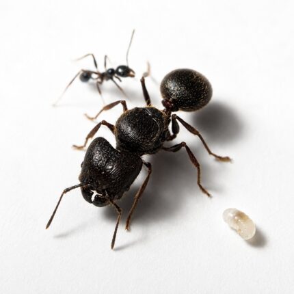 Pheidole dugasi major worker — oversized soldier heads big-headed ant native to the pantropics, live colony at ANTonTOP