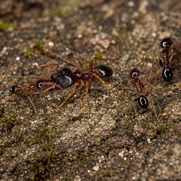 pheidolemegacephalaPheidolemegacephala1 Pheidole megacephala duża robotnica — żółtobrązowa afrykańska mrówka wielkogłowa z Afryki, obecnie pantropikalna, żywa kolonia w ANTonTOP