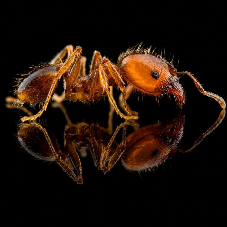 Pheidole pallidula duża robotnica — blado żółto-brązowa blada mrówka wielkogłowa z basenu Morza Śródziemnego, żywa kolonia w ANTonTOP