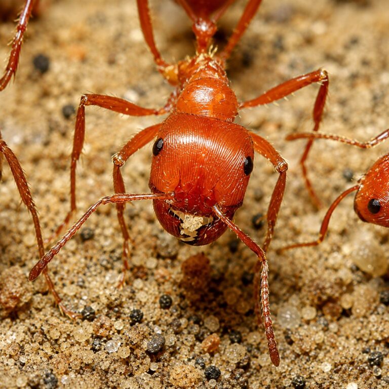 Pogonomyrmex maricopa reina con cría — colonia fundadora de hormiga cosechadora Maricopa del suroeste americano, hormigas vivas en venta