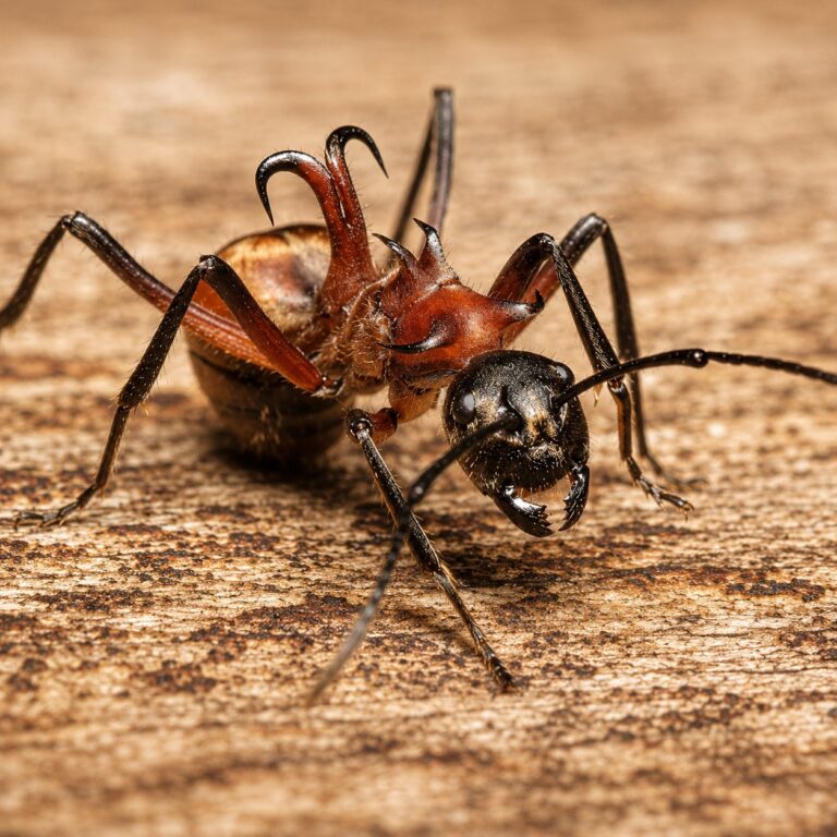 Polyrhachis bihamata reina con cría — colonia fundadora de hormiga espinosa ganchuda del Sudeste Asiático, hormigas vivas en venta