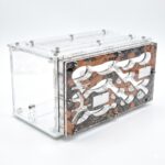 Formicarium Crystal — side profile of the formicarium — ANTonTOP