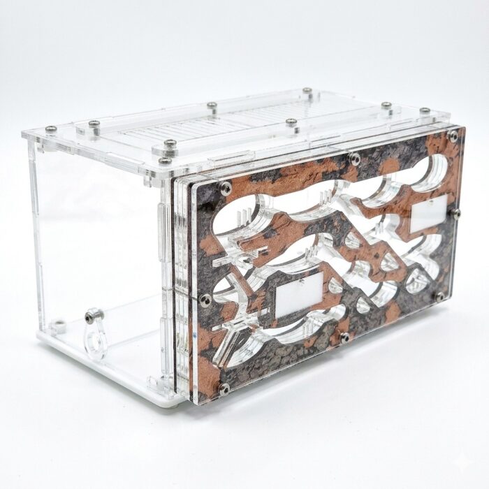 Formicarium Crystal — side profile of the formicarium — ANTonTOP
