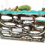Formicarium Giant L — close-up of the nest chambers — ANTonTOP