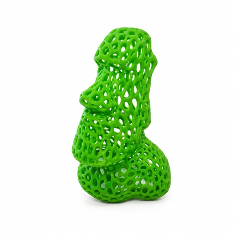 Easter Island Moai 3D miniature — side angle — ANTonTOP