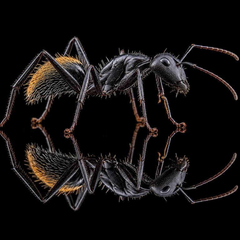 Camponotus fulvopilosus duża robotnica — czarna ze złocistym owłosieniem na gasterze mrówka stolarka balbyter z południowej Afryki, żywa kolonia w ANTonTOP