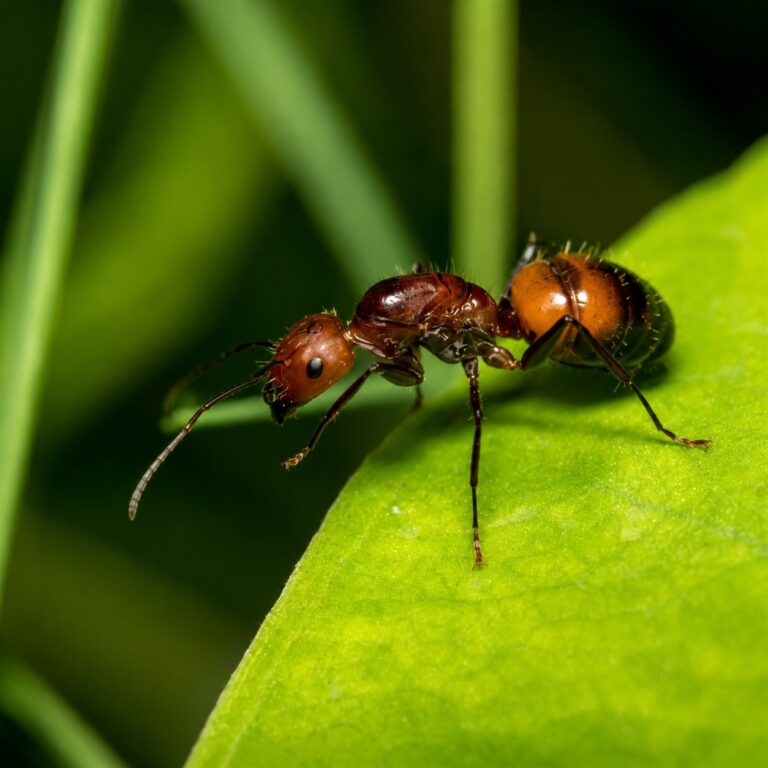 Camponotus nicobarensis major worker — orange and reddish-brown Nicobar polygyne carpenter ant from Southeast Asia, live colony at ANTonTOP