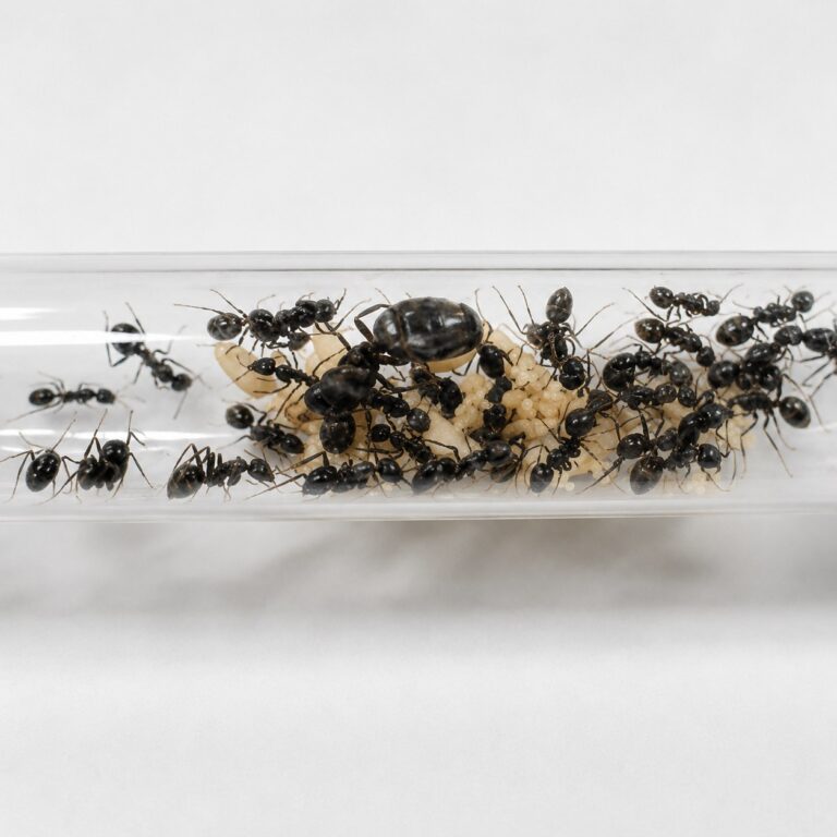 Camponotus petersii duża robotnica — krępy tułów i duże głowy mrówka stolarka występująca na całym świecie, żywa kolonia w ANTonTOP
