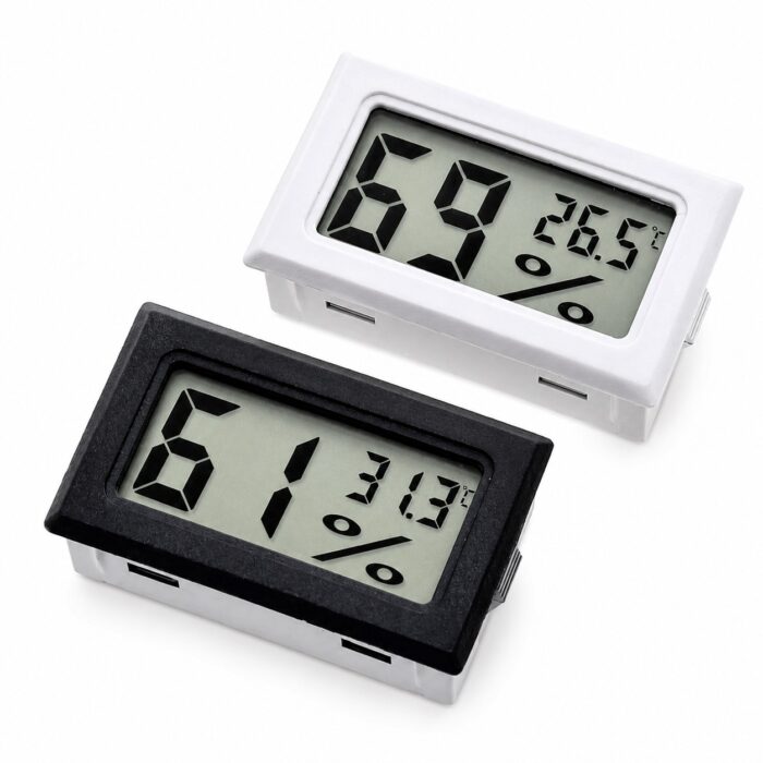 Combined digital thermometer and hygrometer 2in1, large LCD shows temperature and humidity together — ANTonTOP