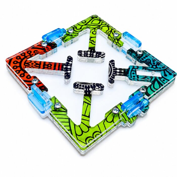 Modular Nest Prism 10x10 cm. — ant formicarium with nest and foraging arena at ANTonTOP