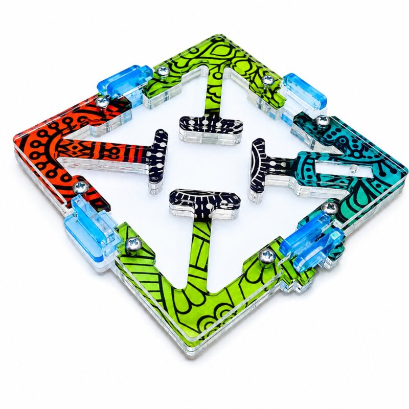 Modular Nest Prism 10x10 cm. — ant formicarium with nest and foraging arena at ANTonTOP