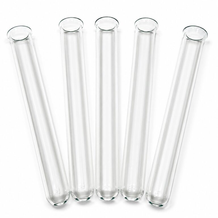 Borosilicate glass test tube 16×160 mm — clear, heat-resistant founding tube for ant queens — ANTonTOP