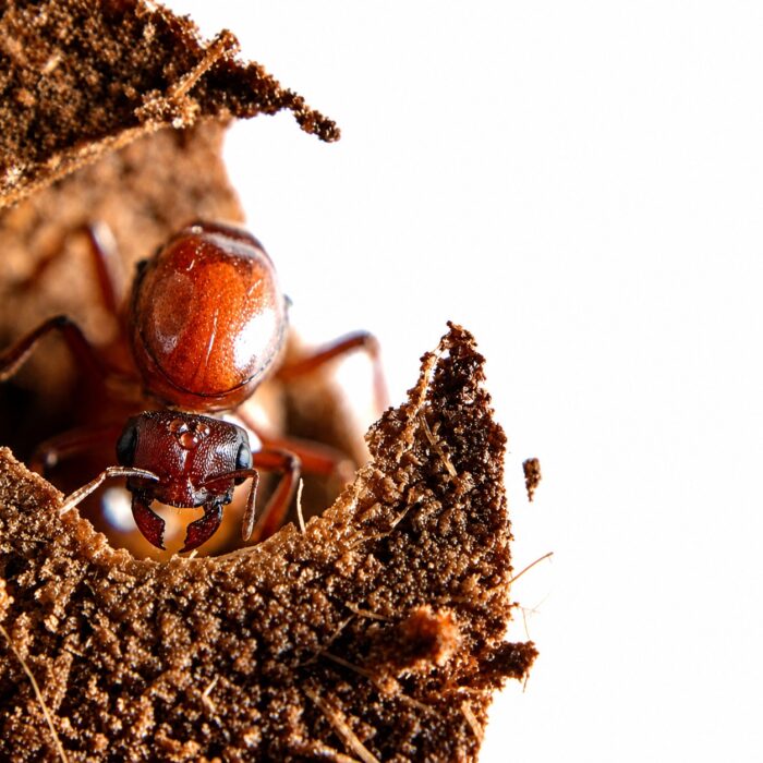 Carebara castanea Carebara castanea colony view — marauder ant starter colony ready to ship from ANTonTOP