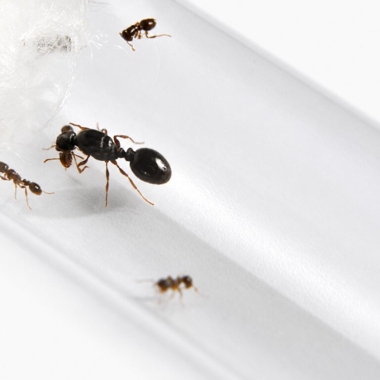 Messor structor queen with brood — founding colony of steppe harvester ant from the Eurasian steppes, live ants for sale