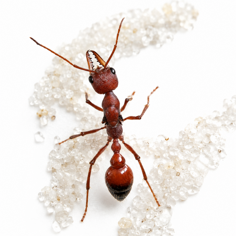 Myrmecia gulosa worker — bulldog ant from Australia, live colony at ANTonTOP